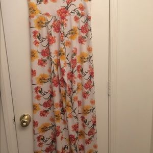 Nelly floral palazzo pants size medium
